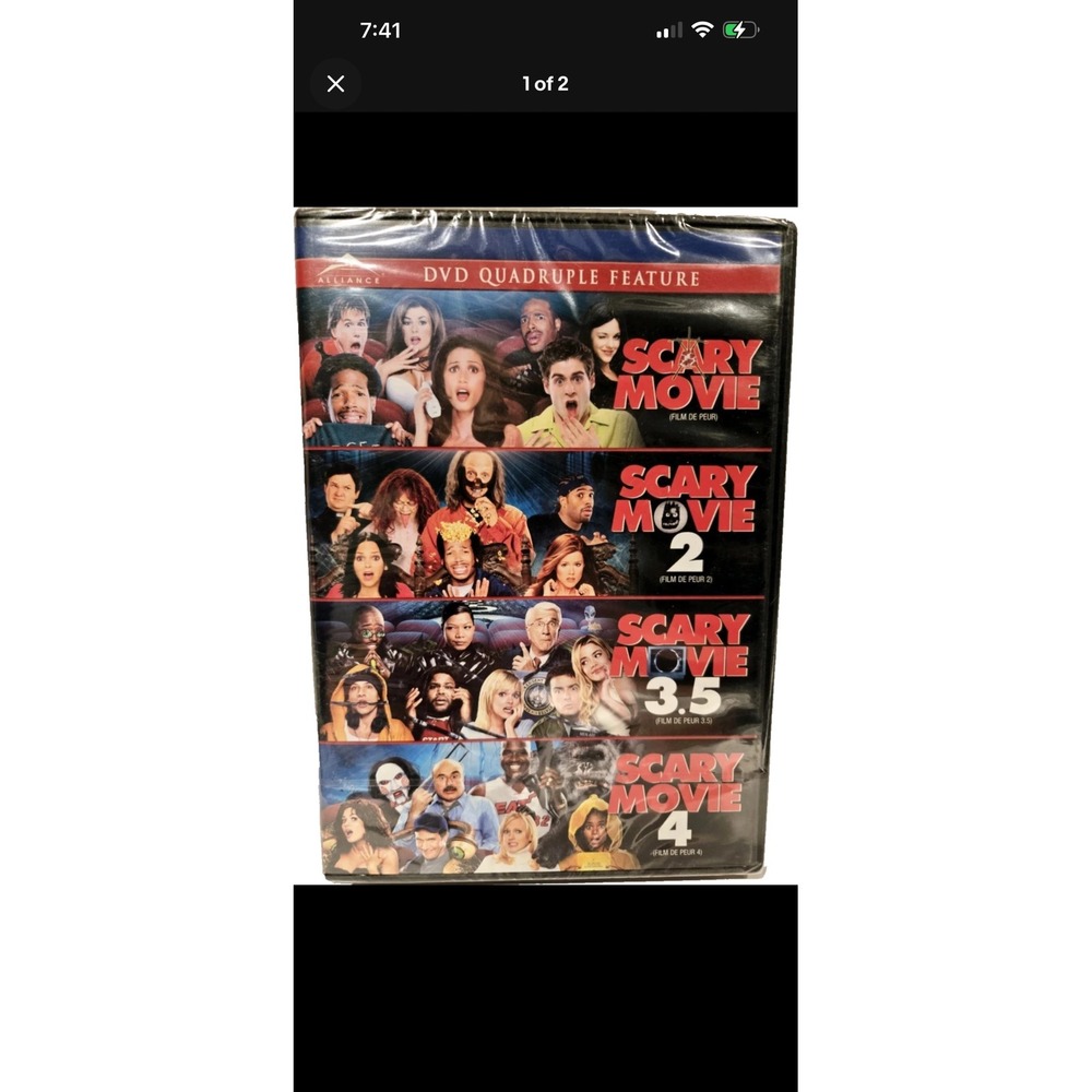 FACTORY SEALED Scary Movie 1 2 3 4 DVD Comedy Spoof Franchise Unrated Collection